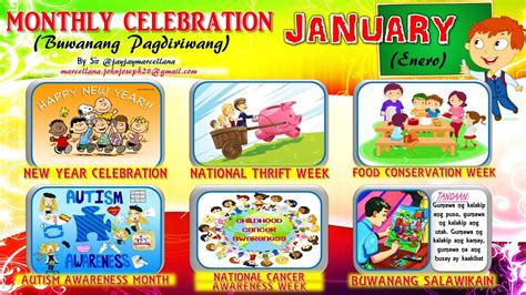 bulletin board monthly celebration|Monthly Activities and Celebrations SY 2020.